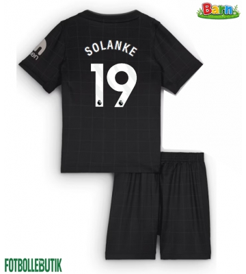 Tottenham Hotspur Dominic Solanke #19 Bortaställ Barn 2025-26 Kortärmad (+ Korta byxor)